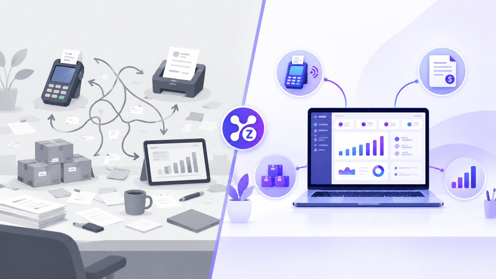 Real-time inventory tracking dashboard connected to a POS system